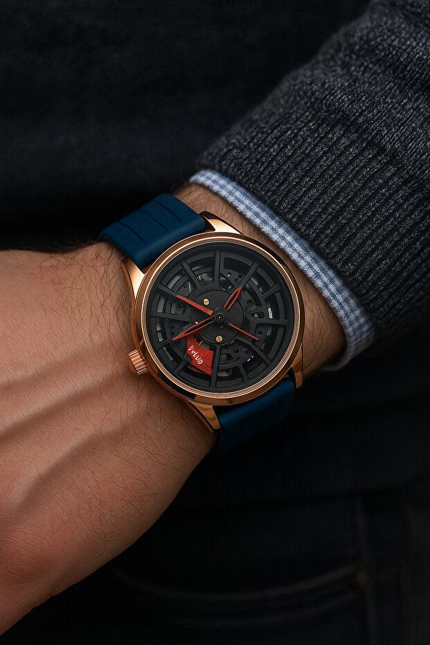 Otodiyar Graphite Steel Sabit Jant Kol Saati – 46-50mm