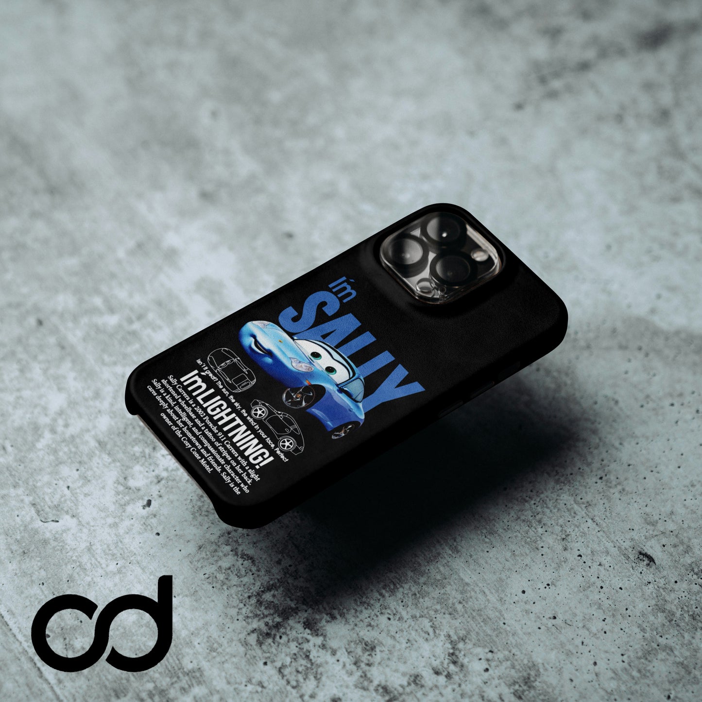 Şimşek Mcqueen Sally Tasarımlı Iphone Telefon Kılıfı