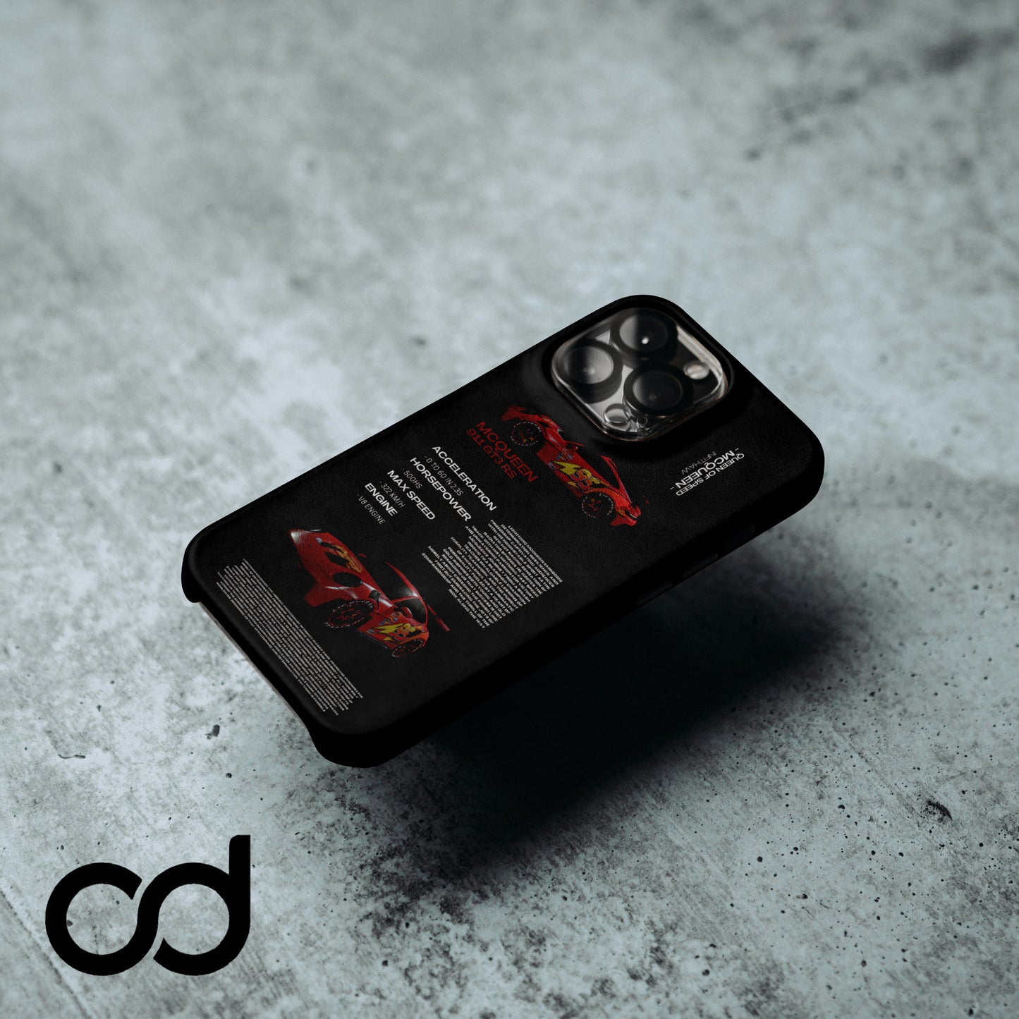 Şimşek Mcqueen-2 Tasarımlı Iphone Telefon Kılıfı