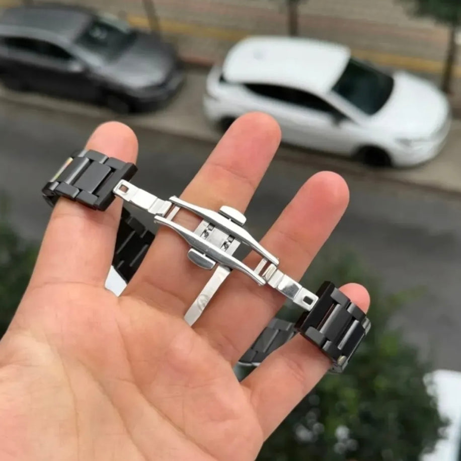Otodiyar Ruby Steel Dönen Jant Kol Saati