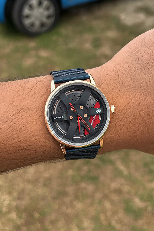 Otodiyar Emerald Steel Sabit Jant Kol Saati – 26-30mm