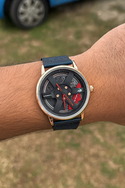 Otodiyar Emerald Steel Sabit Jant Kol Saati – 26-30mm