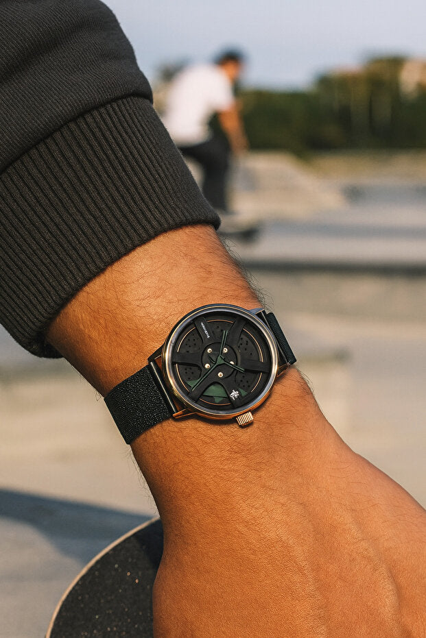 Otodiyar Emerald Steel Sabit Jant Kol Saati – 26-30mm