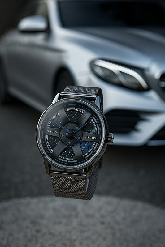 Otodiyar Onyx Steel Sabit Jant Kol Saati – 36mm