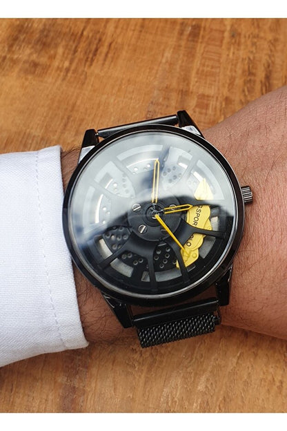 Otodiyar Frost Steel Sabit Jant Kol Saati – 41-46mm