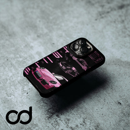 Porsche Pink Tasarımlı Iphone Telefon Kılıfı