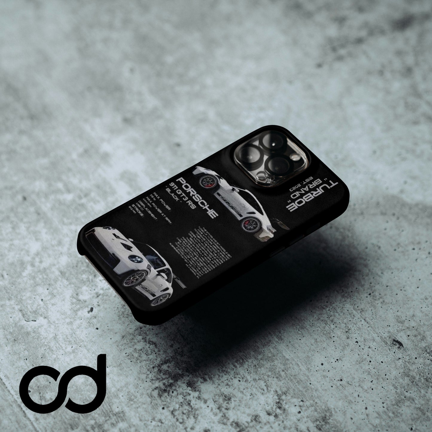 Porsche GT911RS Black Tasarımlı Iphone Telefon Kılıfı