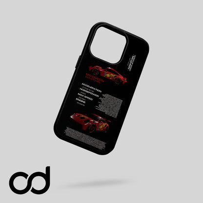 Şimşek Mcqueen-2 Tasarımlı Iphone Telefon Kılıfı