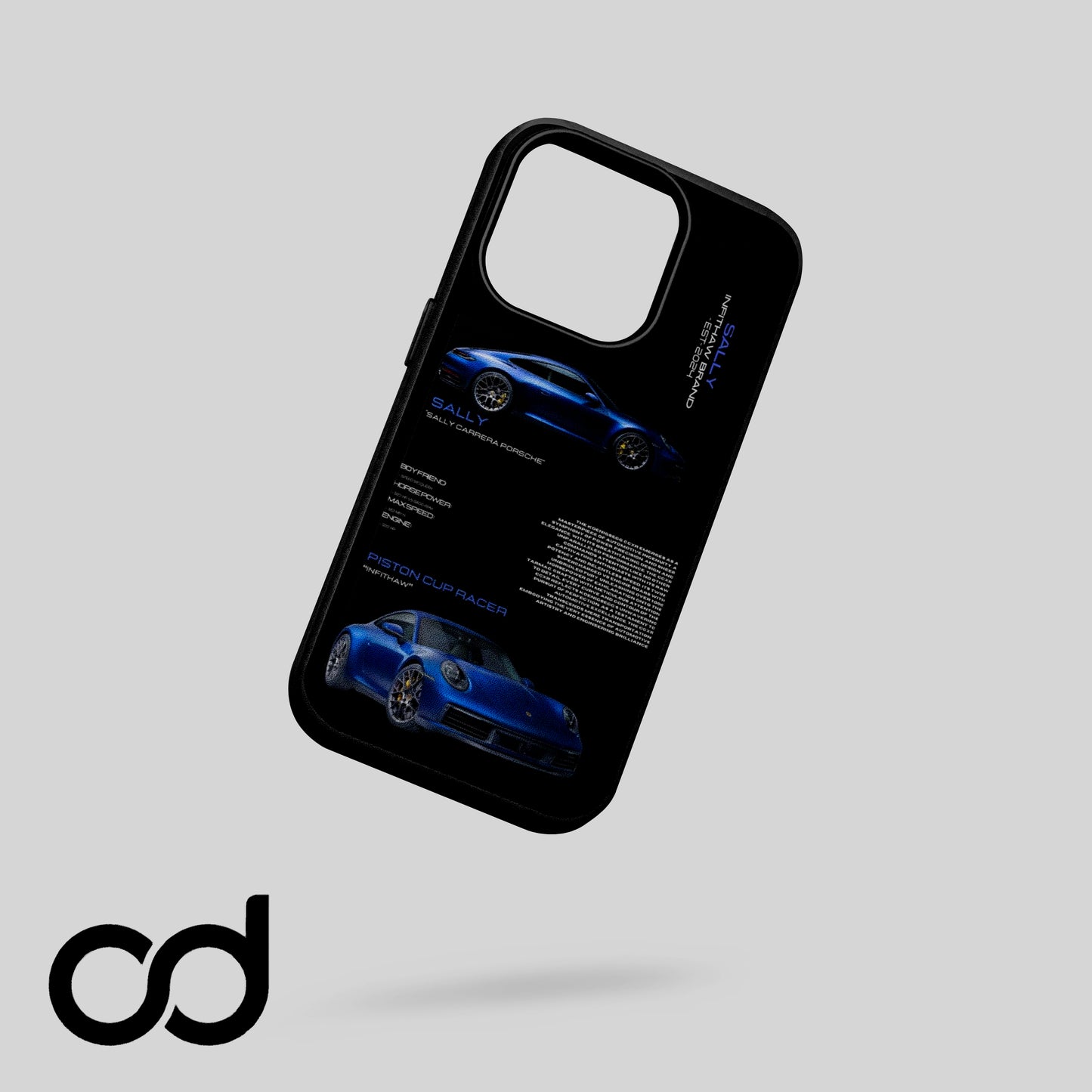 Şimşek Mcqueen Sally-2 Tasarımlı Iphone Telefon Kılıfı