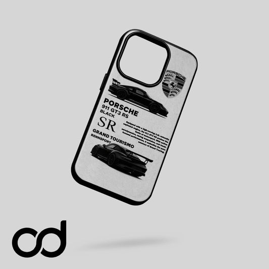 Porsche GT911RS Black-2 Tasarımlı Iphone Telefon Kılıfı