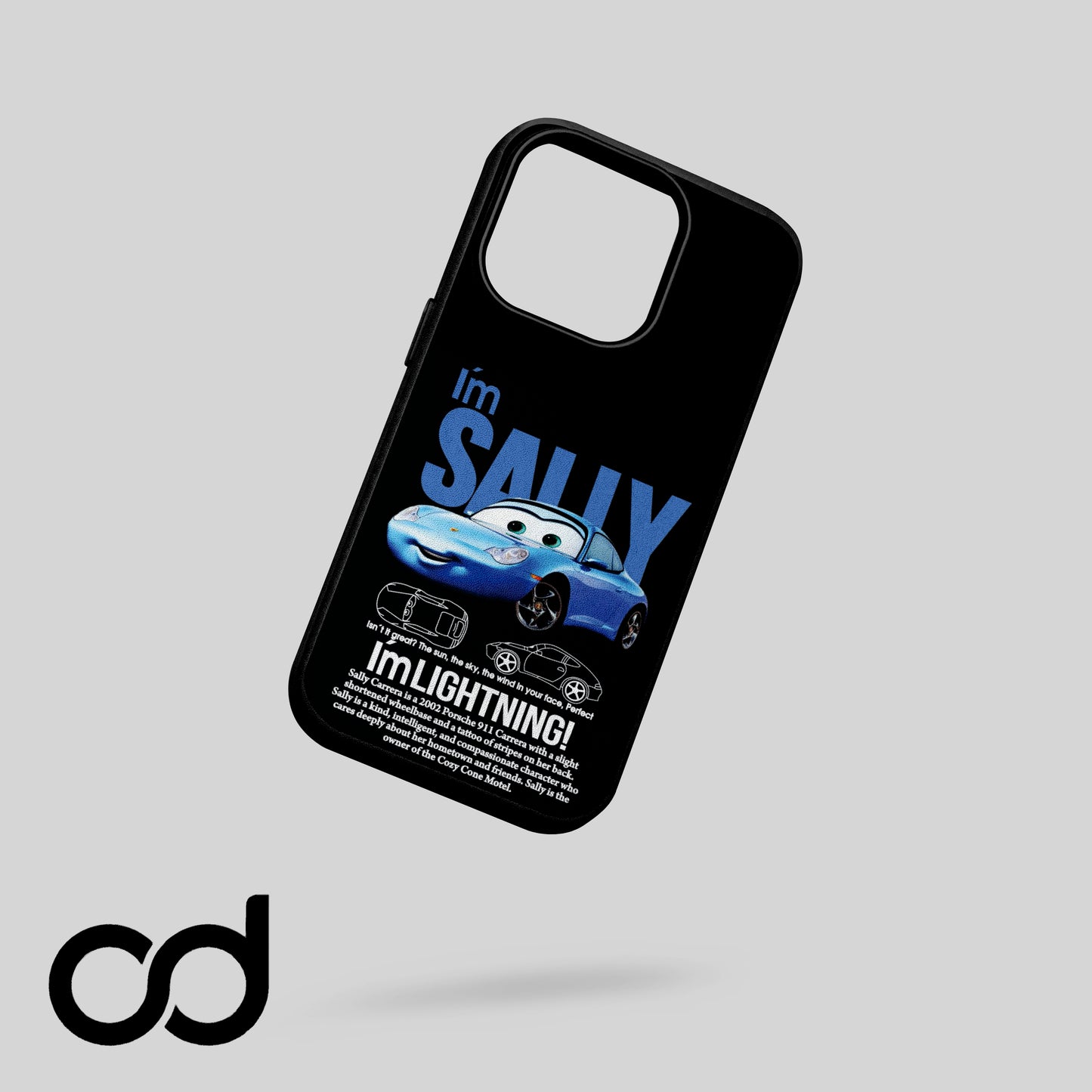 Şimşek Mcqueen Sally Tasarımlı Iphone Telefon Kılıfı