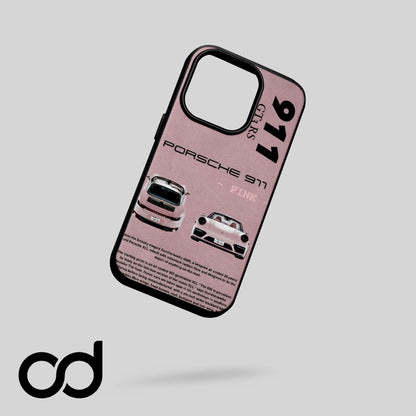 Porsche GT3RS Pink Tasarımlı Iphone Telefon Kılıfı